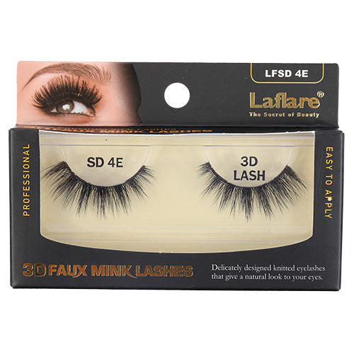 3D Faux Mink Lashes by La Flare- LFSD 4E