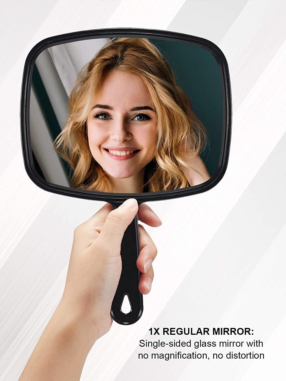 Handheld Mirror- Large Size 8" - True Elegance Beauty Supply
