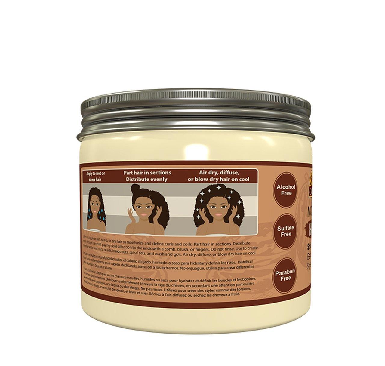 OKAY Black Jamaican Castor Oil Moisture and Curing Leave-In Hair Sorbet - True Elegance Beauty Supply