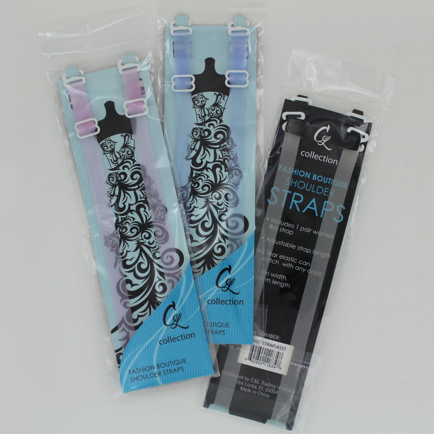 Clear Invisible Bra Straps- Choose your Color 1cm width x 39 cm length - True Elegance Beauty Supply