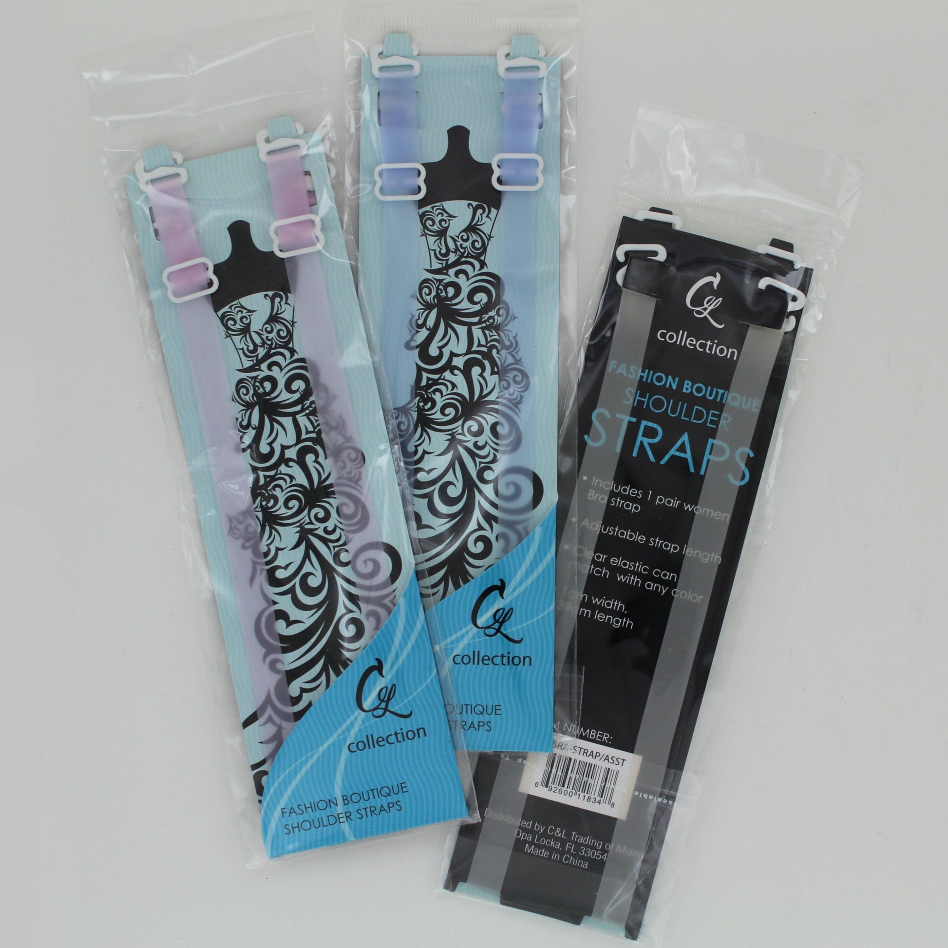 Clear Invisible Bra Straps- Choose your Color 1cm width x 39 cm length - True Elegance Beauty Supply