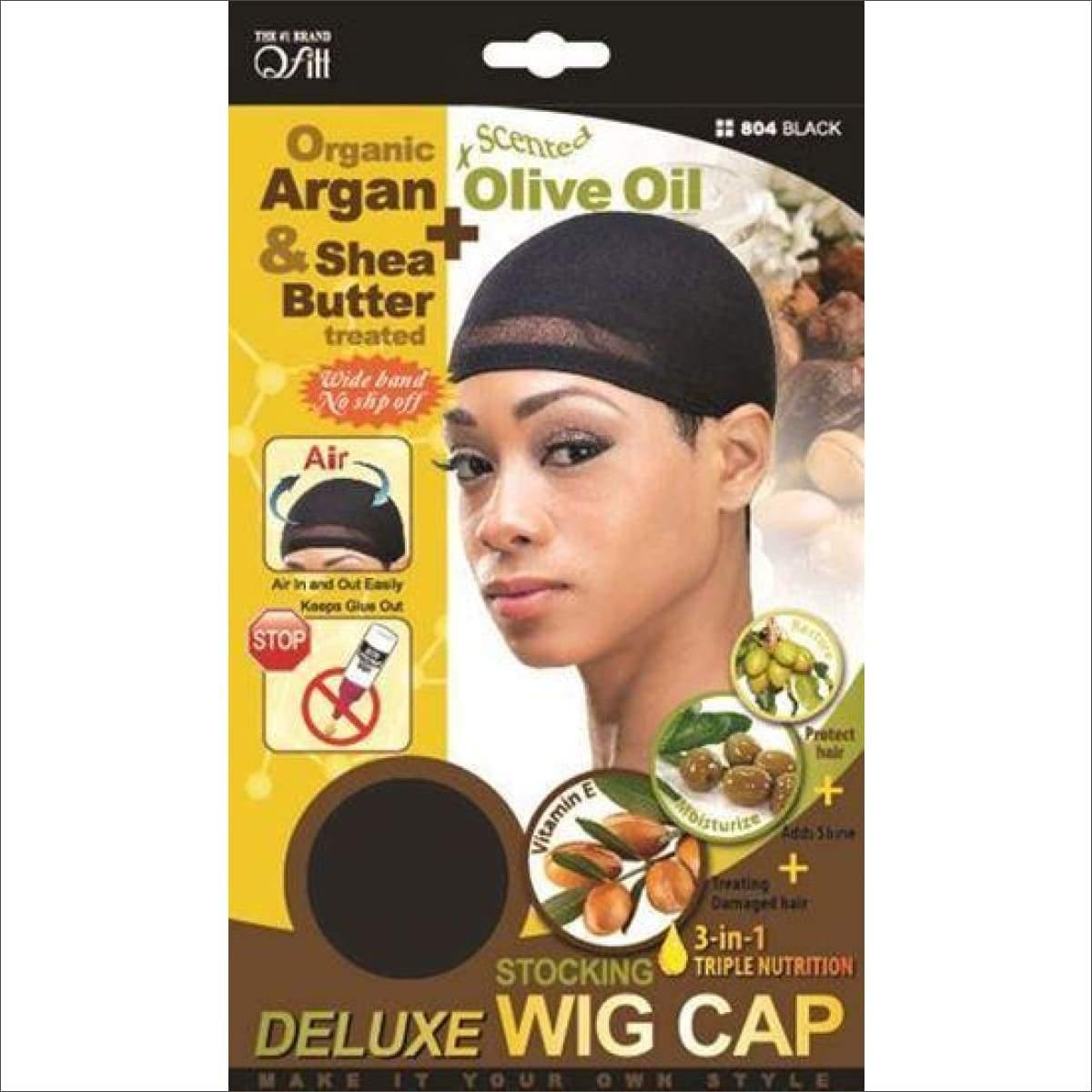Deluxe Wig Cap enriched with Organic Argan+Olive Oil+Shea Butter - True Elegance Beauty Supply