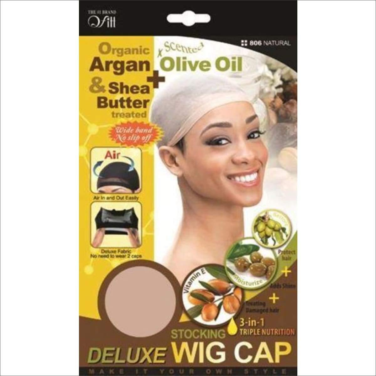 Deluxe Wig Cap enriched with Organic Argan+Olive Oil+Shea Butter - True Elegance Beauty Supply
