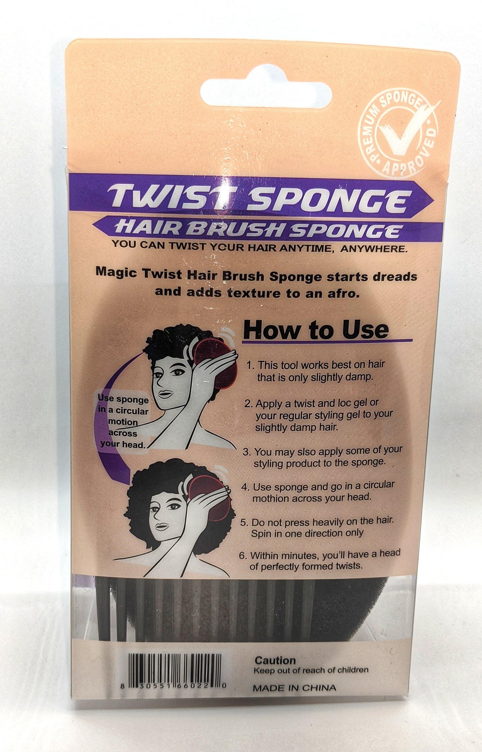 Hair Twist Sponge for creating twists (afros and naturally kinky curly hair )- 2 Size Options - True Elegance Beauty Supply
