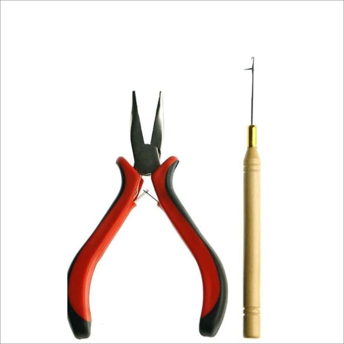 Micro Link Ring Plier w/ Pulling Needle iTip Set - True Elegance Beauty Supply